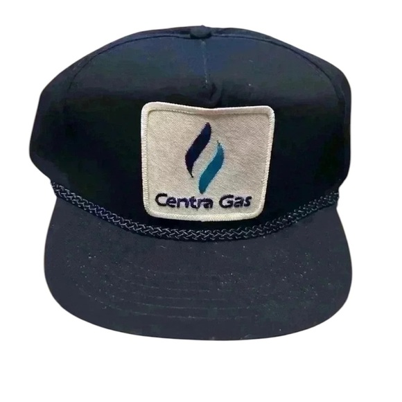Vintage  trucker style hat adjustable back blue - Picture 1 of 4